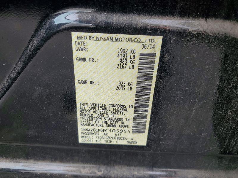 Продаж на аукціоні авто 2015 Nissan Leaf, vin: 1N4AZ0CP6FC305955, номер лоту: 51293506