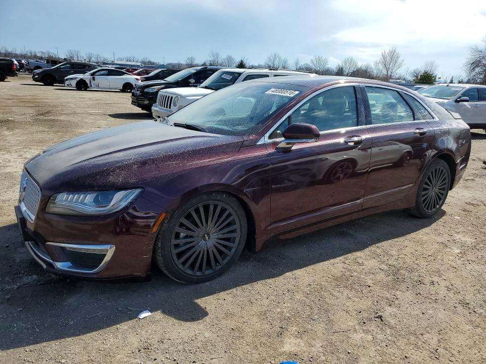 Продажа на аукционе авто 2017 Lincoln Mkz, vin: 3LN6L5F95HR654309, номер лота: 48900516