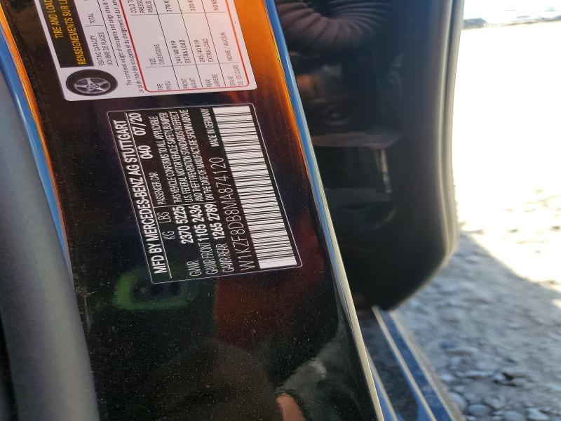 Продаж на аукціоні авто 2021 Mercedes-benz E, vin: W1KZF8DB8MA874120, номер лоту: 49164606