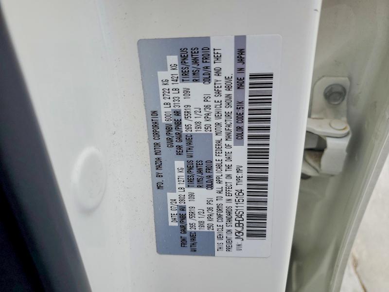 Aukcja sprzedaży 2025 Mazda Cx-70, vin: JM3KJBHD4S1115164, numer aukcji: 49497186
