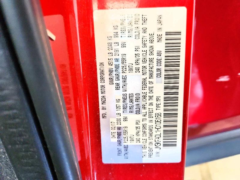 Aukcja sprzedaży 2017 Mazda Cx-5, vin: JM3KFADL1H0106168, numer aukcji: 49901106