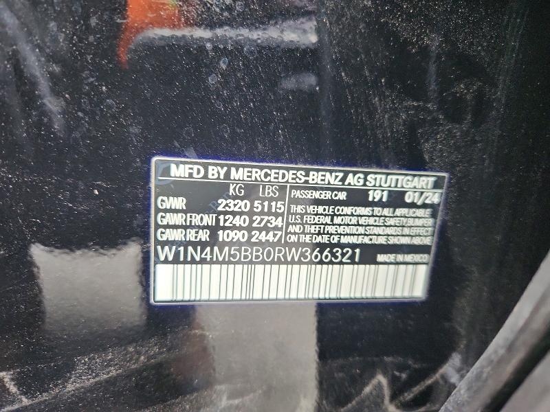 Продажа на аукционе авто 2024 Mercedes-benz Glb, vin: W1N4M5BB0RW366321, номер лота: 49014796