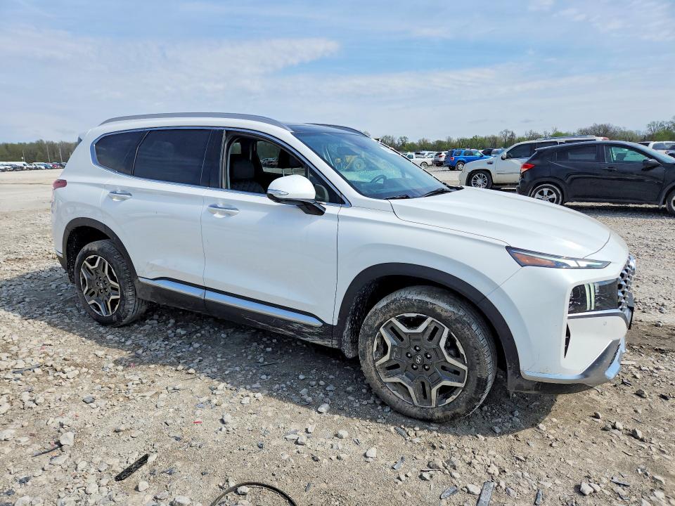 2022 Hyundai Santa Fe Hybrid მანქანა იყიდება აუქციონზე, vin: KM8S5DA10NU051289, აუქციონის ნომერი: 48789586