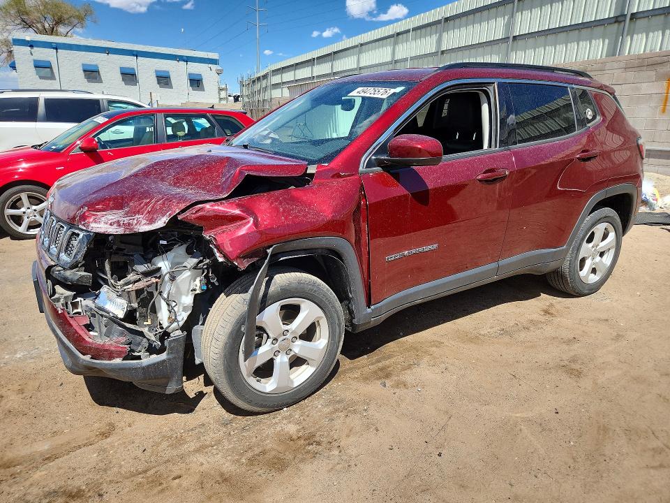 2021 Jeep Compass მანქანა იყიდება აუქციონზე, vin: 3C4NJDBB2MT569241, აუქციონის ნომერი: 49475576