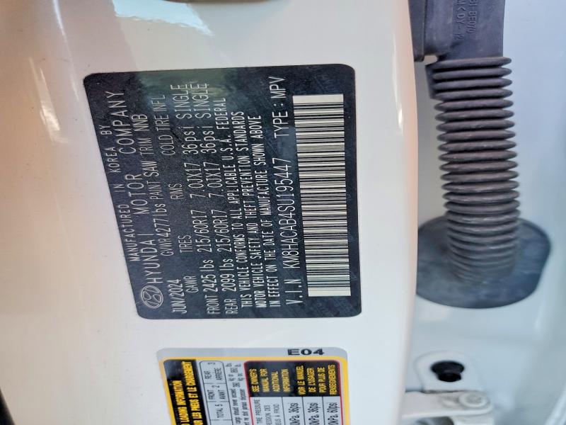 2025 Hyundai Kona მანქანა იყიდება აუქციონზე, vin: KM8HACAB4SU195447, აუქციონის ნომერი: 50234026