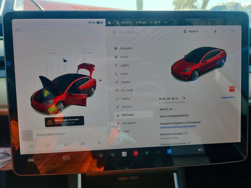 Aukcja sprzedaży 2018 Tesla Model 3, vin: 5YJ3E1EA8JF061721, numer aukcji: 49167526