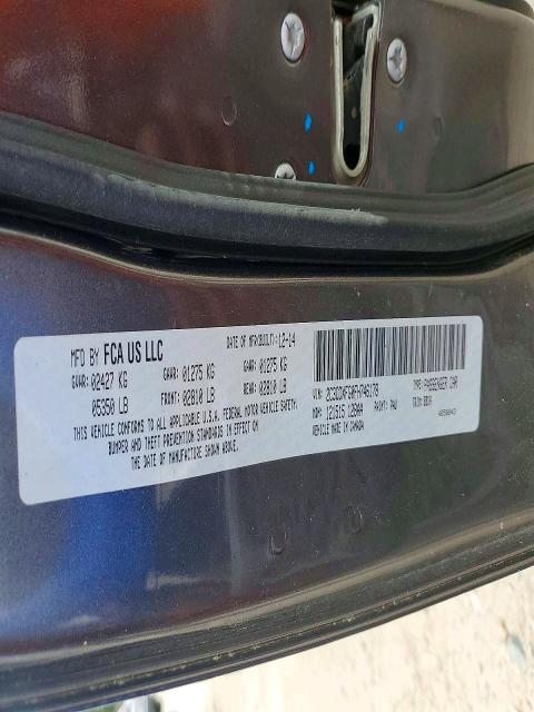 Продажа на аукционе авто 2015 Dodge Charger, vin: 2C3CDXFG0FH746178, номер лота: 50659716