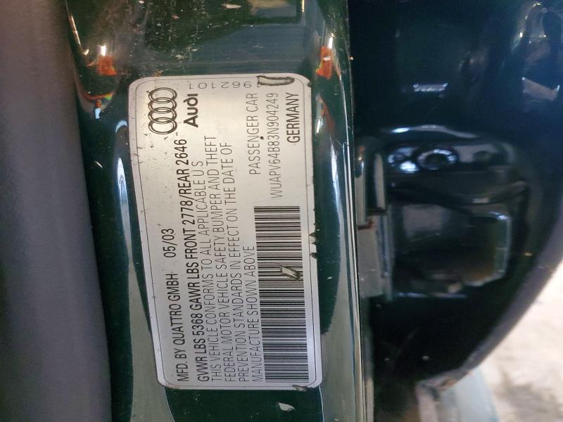 Продаж на аукціоні авто 2003 Audi Rs6, vin: WUAPV64B83N904249, номер лоту: 51904746