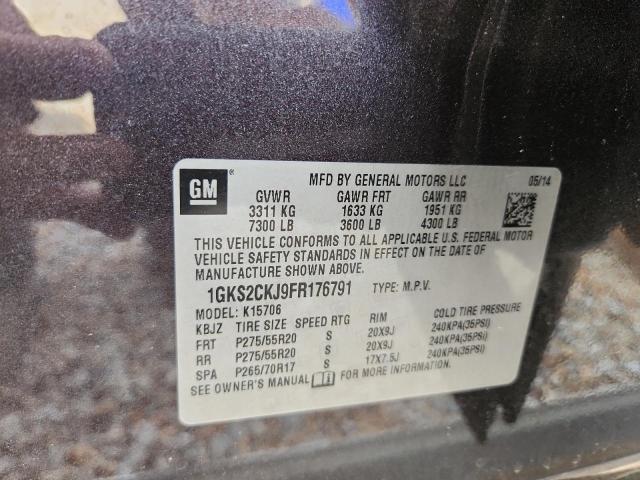 2015 Gmc Yukon მანქანა იყიდება აუქციონზე, vin: 1GKS2CKJ9FR176791, აუქციონის ნომერი: 48626016