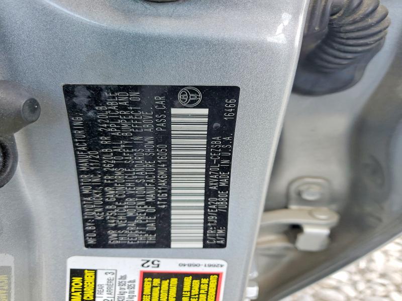 Aukcja sprzedaży 2021 Toyota Camry, vin: 4T1G11AK6MU416050, numer aukcji: 50269906