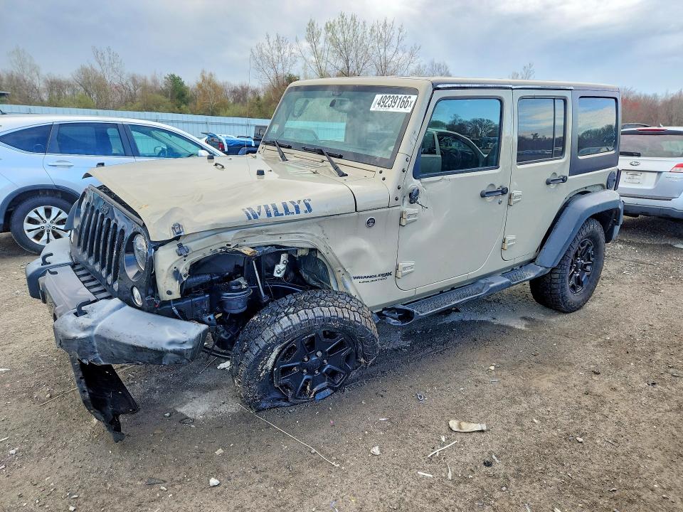 Auction sale of the 2018 Jeep Wrangler Unlimited, vin: 1C4BJWDG8JL817930, lot number: 49239166