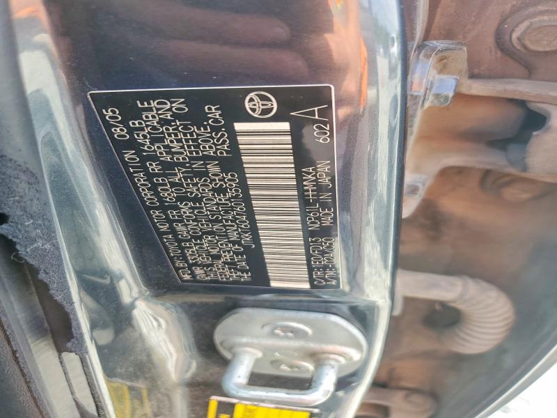 51819506 :رقم المزاد ، JTKKT604760135905 vin ، 2006 Scion Xa مزاد بيع