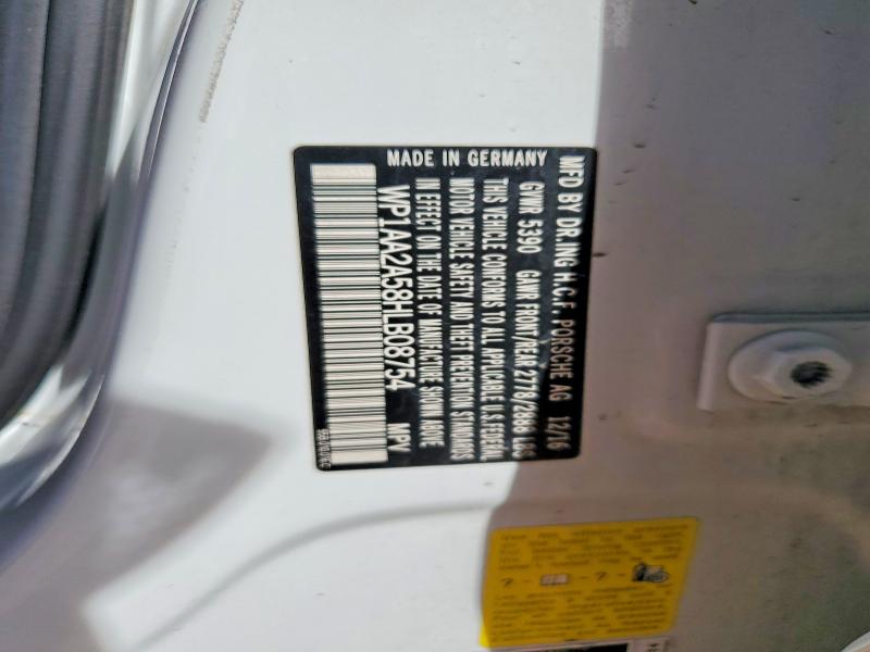 Продаж на аукціоні авто 2017 Porsche Macan, vin: WP1AA2A58HLB08754, номер лоту: 48870096