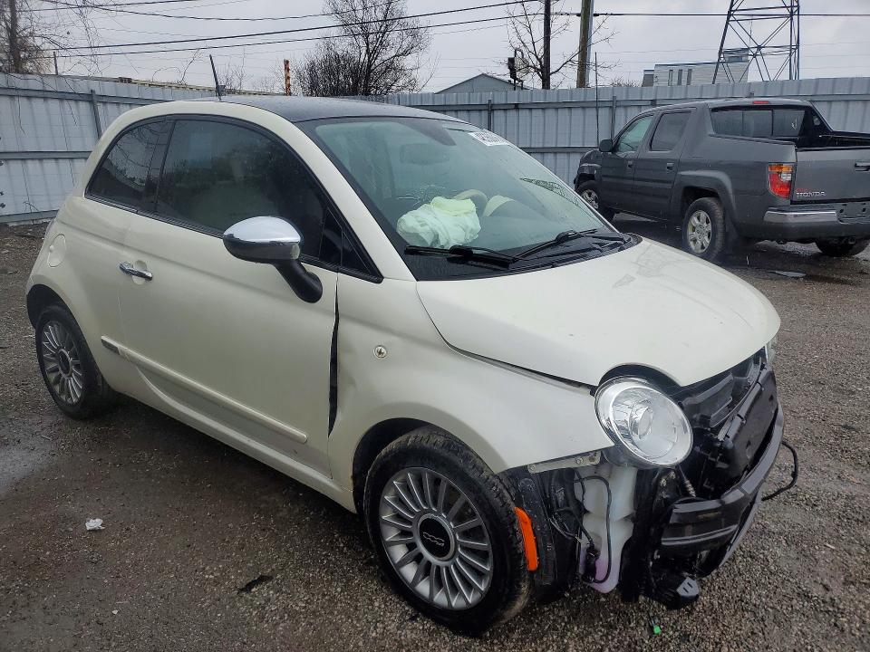 48360846 :رقم المزاد ، 3C3CFFCR8CT277712 vin ، 2012 Fiat 500 مزاد بيع