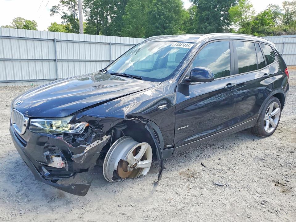 2017 Bmw X3 მანქანა იყიდება აუქციონზე, vin: 5UXWX9C59H0T09591, აუქციონის ნომერი: 51847416