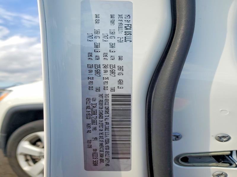 Продаж на аукціоні авто 2020 Jeep Compass, vin: 3C4NJDBB8LT216663, номер лоту: 48822826