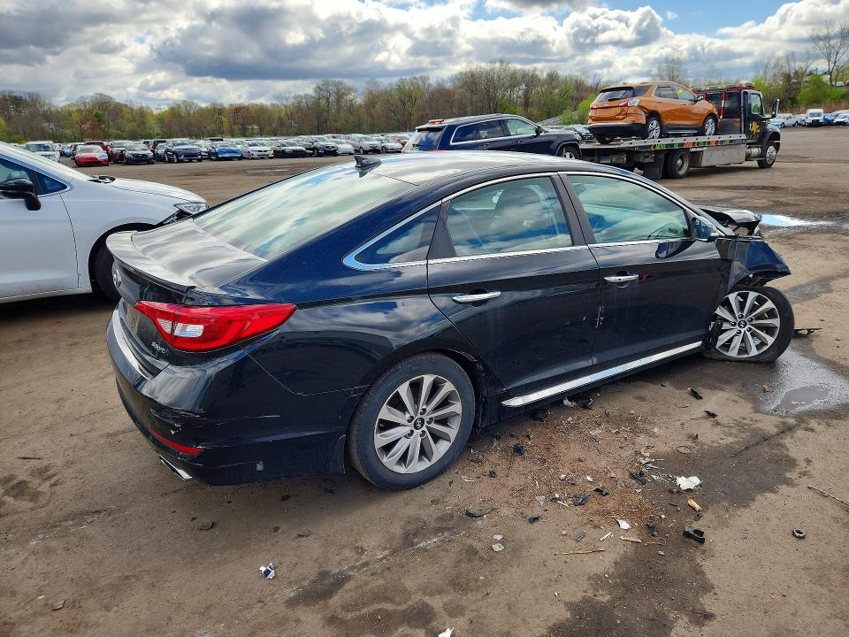 Auction sale of the 2017 Hyundai Sonata, vin: 5NPE34AF8HH487048, lot number: 50078756