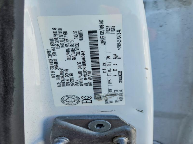 Aukcja sprzedaży 2017 Ford Escape, vin: 1FMCU0F78HUA65443, numer aukcji: 46210476
