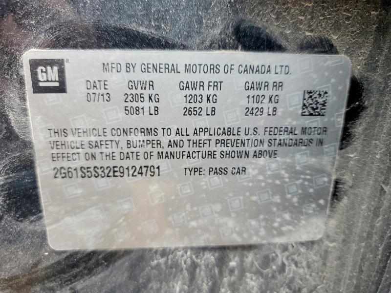 Продаж на аукціоні авто 2014 Cadillac Xts, vin: 2G61S5S32E9124791, номер лоту: 52163636