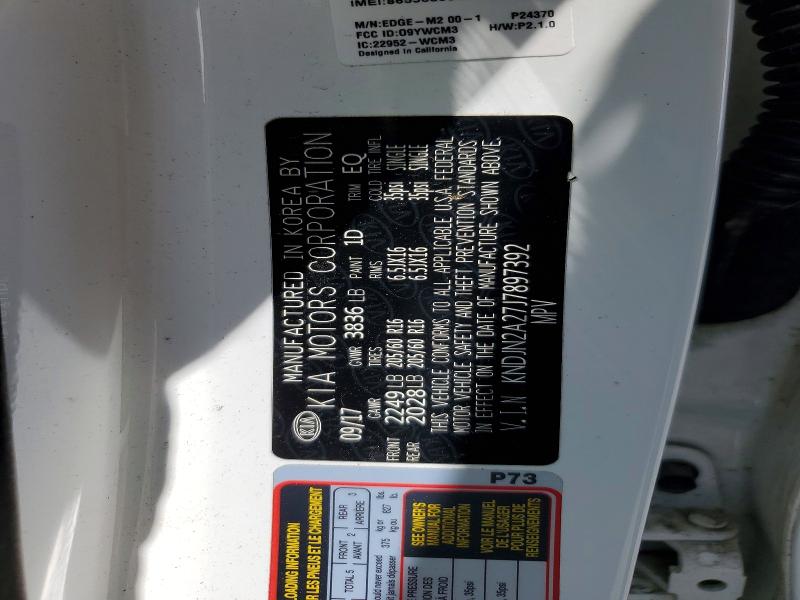 Aukcja sprzedaży 2018 Kia Soul, vin: KNDJN2A27J7897392, numer aukcji: 51986796