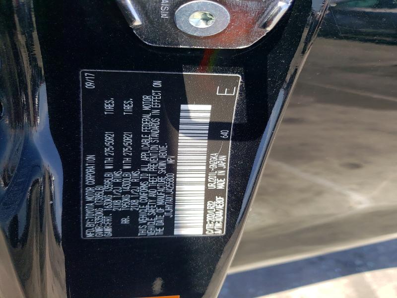 Aukcja sprzedaży 2018 Lexus Lx, vin: JTJHY7AX1J4255800, numer aukcji: 51319546