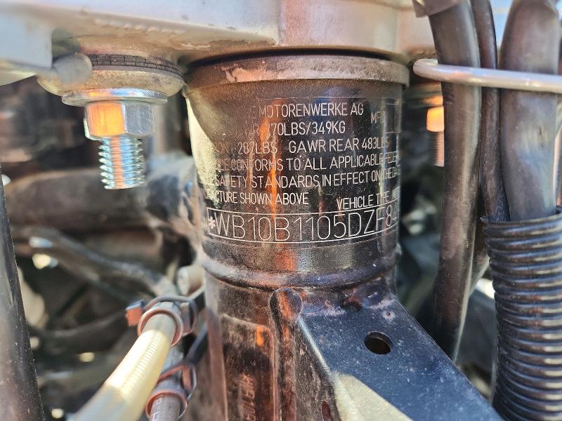 50412066 :رقم المزاد ، WB10B1105DZF84959 vin ، 2013 Bmw F700 مزاد بيع