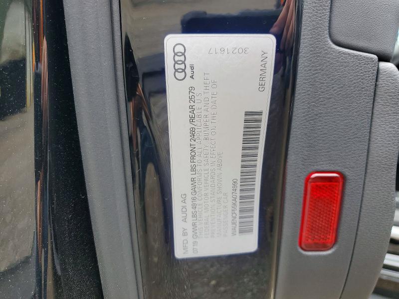 Aukcja sprzedaży 2019 Audi A5, vin: WAUENCF55KA074990, numer aukcji: 46777716
