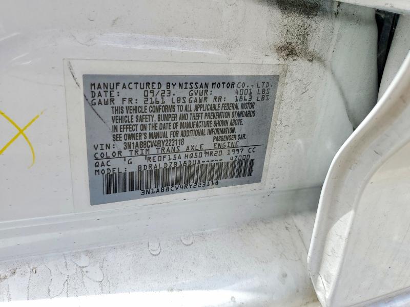 Продажа на аукционе авто 2024 Nissan Sentra, vin: 3N1AB8CV4RY223118, номер лота: 47113726