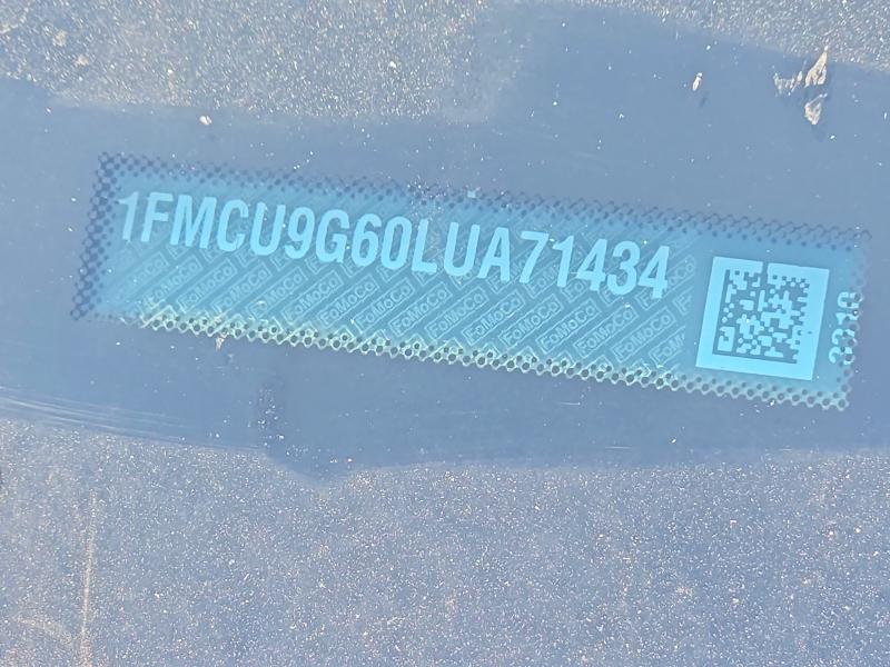 Продажа на аукционе авто 2020 Ford Escape, vin: 1FMCU9G60LUA71434, номер лота: 50665176