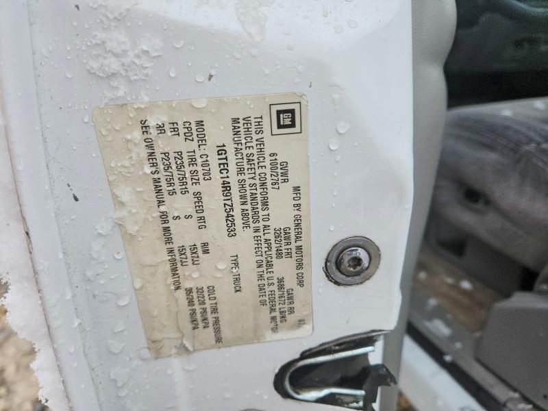 Aukcja sprzedaży 1996 Gmc Sierra, vin: 1GTEC14R9TZ542533, numer aukcji: 49745076