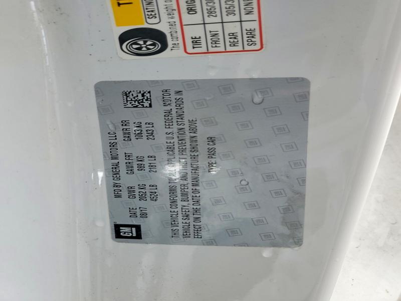 2018 Chevrolet Camaro მანქანა იყიდება აუქციონზე, vin: 1G1FE1R74J0113378, აუქციონის ნომერი: 49126356