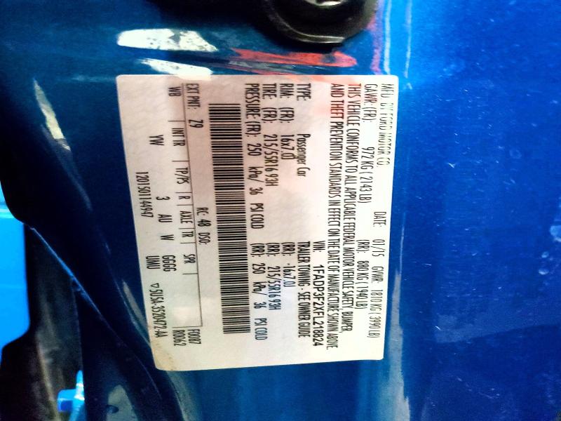 Продаж на аукціоні авто 2015 Ford Focus, vin: 1FADP3F2XFL218824, номер лоту: 51551426