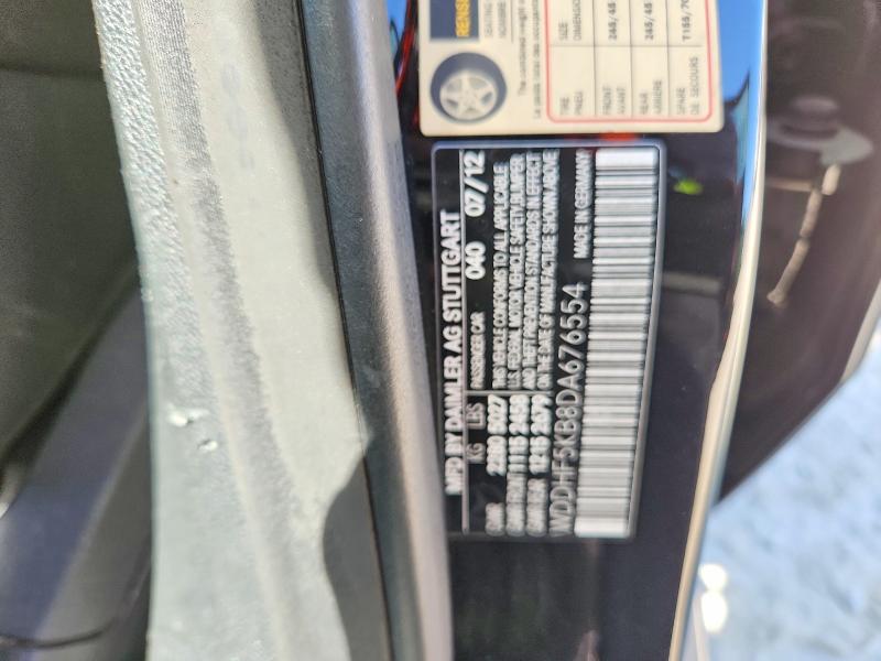 Aukcja sprzedaży 2013 Mercedes-benz E, vin: WDDHF5KB8DA676554, numer aukcji: 50644876