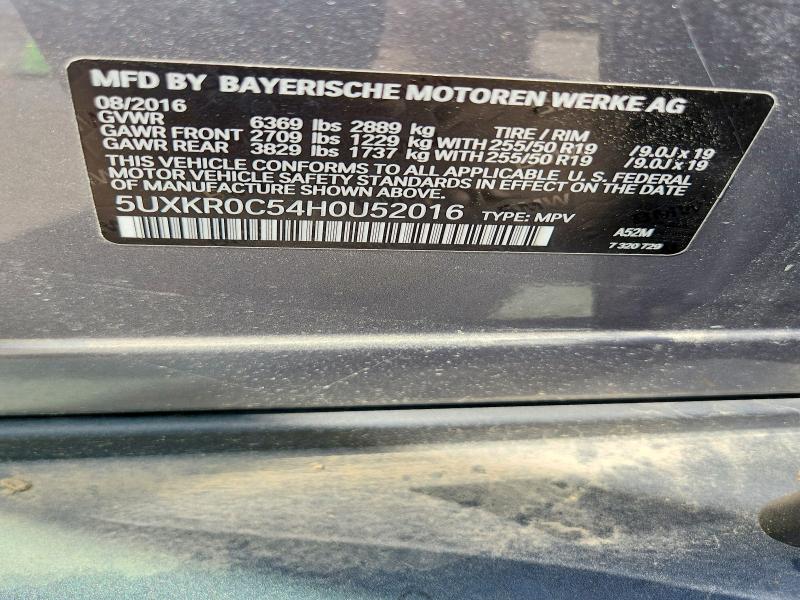 Продажа на аукционе авто 2017 Bmw X5, vin: 5UXKR0C54H0U52016, номер лота: 49825476