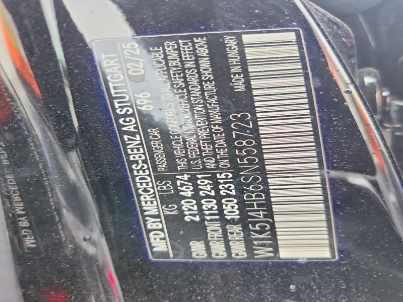 51179336 :رقم المزاد ، W1K5J4HB6SN558723 vin ، 2025 Mercedes-benz Cla مزاد بيع