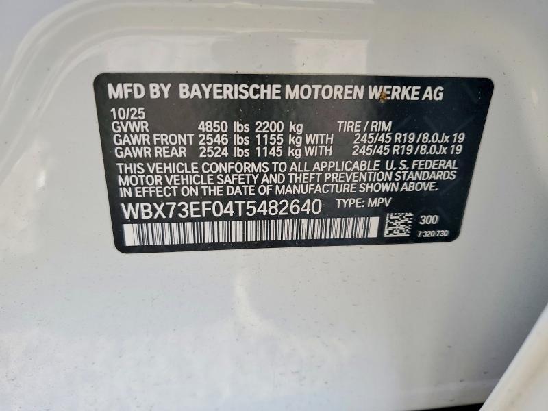 Aukcja sprzedaży 2026 Bmw X1, vin: WBX73EF04T5482640, numer aukcji: 48868846