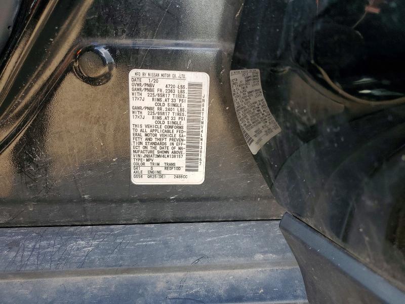 Продажа на аукционе авто 2020 Nissan Rogue, vin: JN8AT2MV4LW138157, номер лота: 48844006
