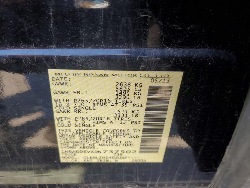 Продаж на аукціоні авто 2013 Nissan Frontier, vin: 1N6AD0EVXDN737502, номер лоту: 49315996