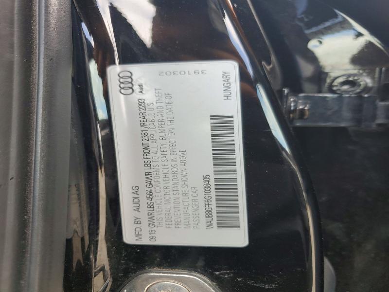 Продажа на аукционе авто 2016 Audi A3, vin: WAUB8GFF6G1038405, номер лота: 50247286