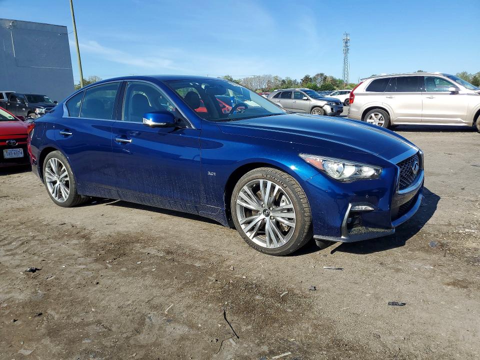 48843726 :رقم المزاد ، JN1EV7AR9KM590131 vin ، 2019 Infiniti Q50 مزاد بيع