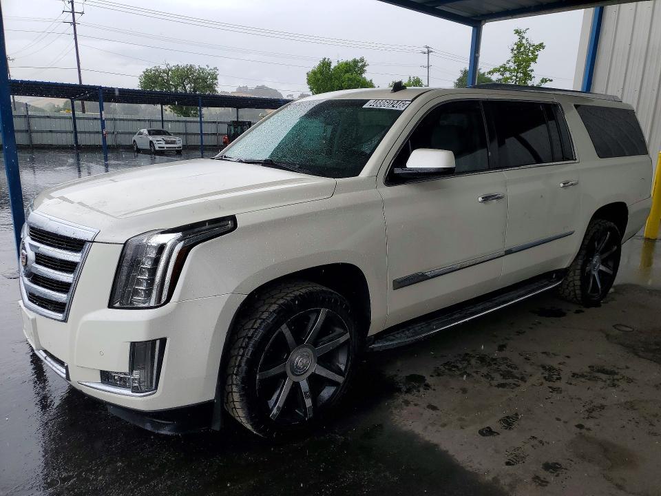 2015 Cadillac Escalade მანქანა იყიდება აუქციონზე, vin: 1GYS3HKJXFR306416, აუქციონის ნომერი: 48860246