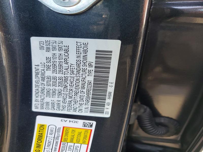 Aukcja sprzedaży 2024 Honda Cr-v, vin: 7FARS6H95RE023641, numer aukcji: 50302846