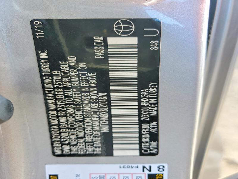 Продажа на аукционе авто 2020 Toyota C-hr, vin: NMTKHMBX8LR104870, номер лота: 50259266