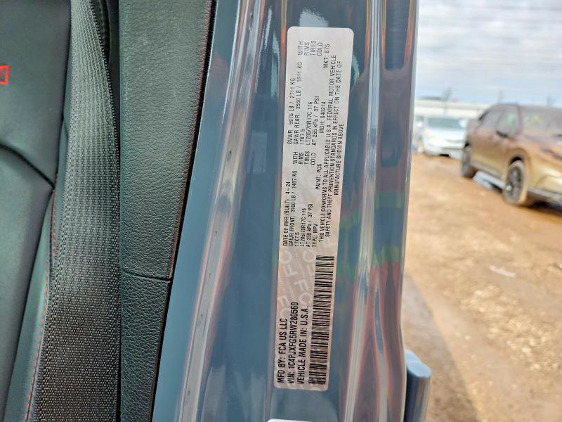 Продажа на аукционе авто 2024 Jeep Wrangler, vin: 1C4PJXFG6RW280560, номер лота: 49956186