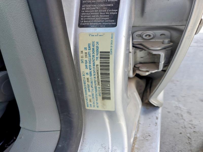 Aukcja sprzedaży 2004 Volkswagen Jetta, vin: 3VWSE69M24M093378, numer aukcji: 51510176