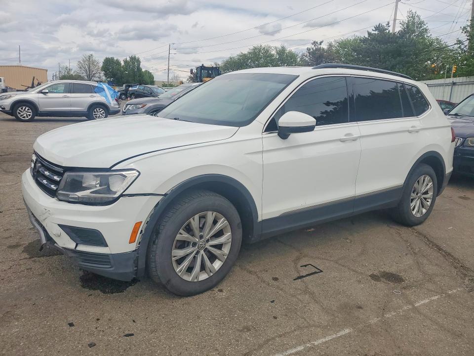2018 Volkswagen Tiguan მანქანა იყიდება აუქციონზე, vin: 3VV2B7AX8JM161350, აუქციონის ნომერი: 50341396
