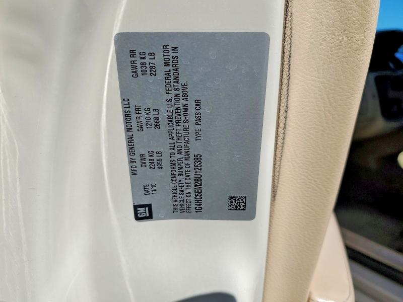 Aukcja sprzedaży 2011 Buick Lucerne, vin: 1G4HC5EM2BU126385, numer aukcji: 48463136