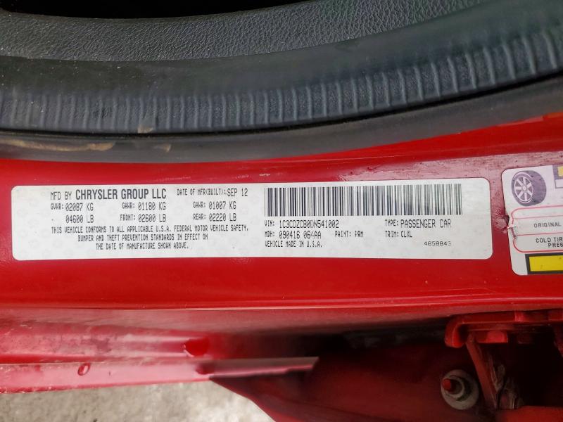 Продаж на аукціоні авто 2013 Dodge Avenger, vin: 1C3CDZCB0DN541002, номер лоту: 50078206