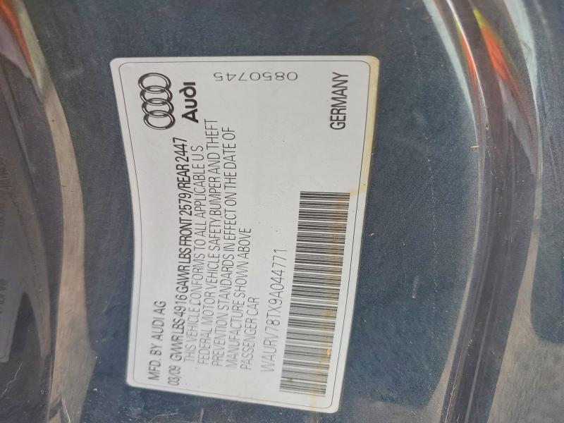 Aukcja sprzedaży 2009 Audi S5, vin: WAURV78TX9A044771, numer aukcji: 51677876