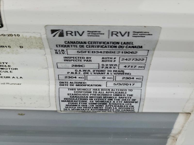 Продаж на аукціоні авто 2011 Heartland Rv Trailers, vin: 5SFEB3428BE219062, номер лоту: 48266046